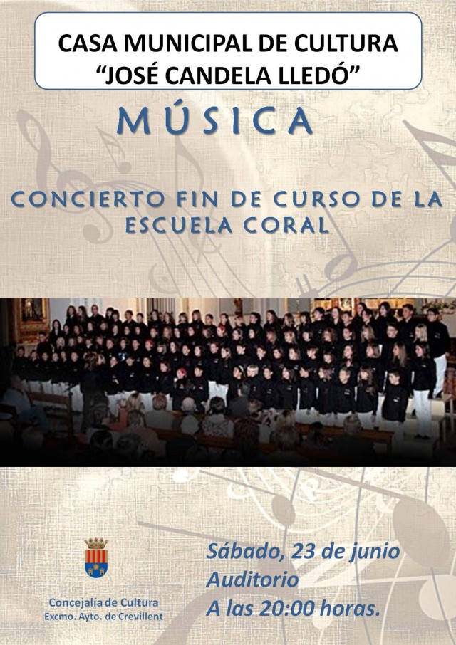 FIN DE CURSO DE LA ESCUELA DE MÚSICA DE LA SOCIEDAD UNIÓN MUSICAL DE CREVILENT.
