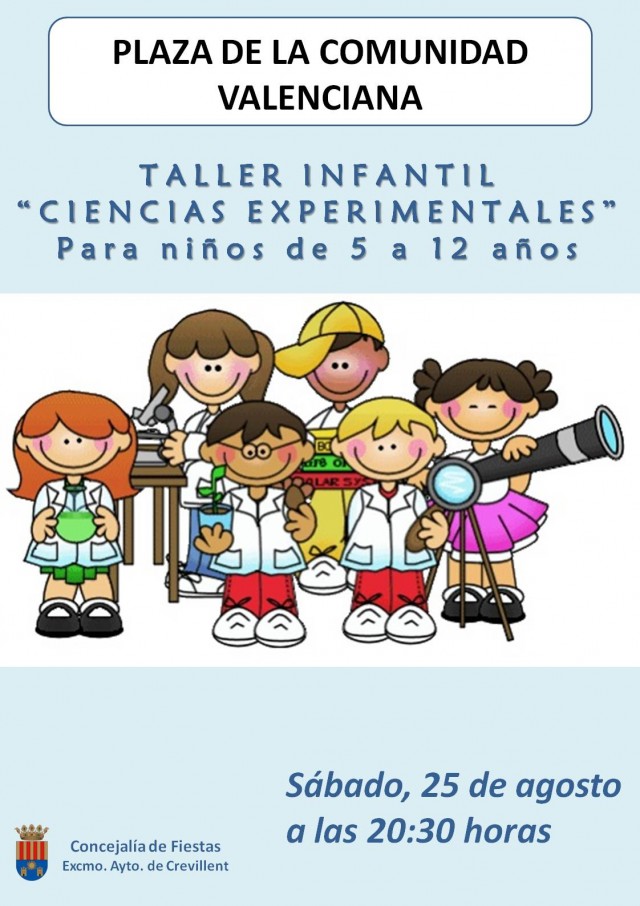 TALLER INFANTIL "CIENCIAS EXPERIMENTALES".