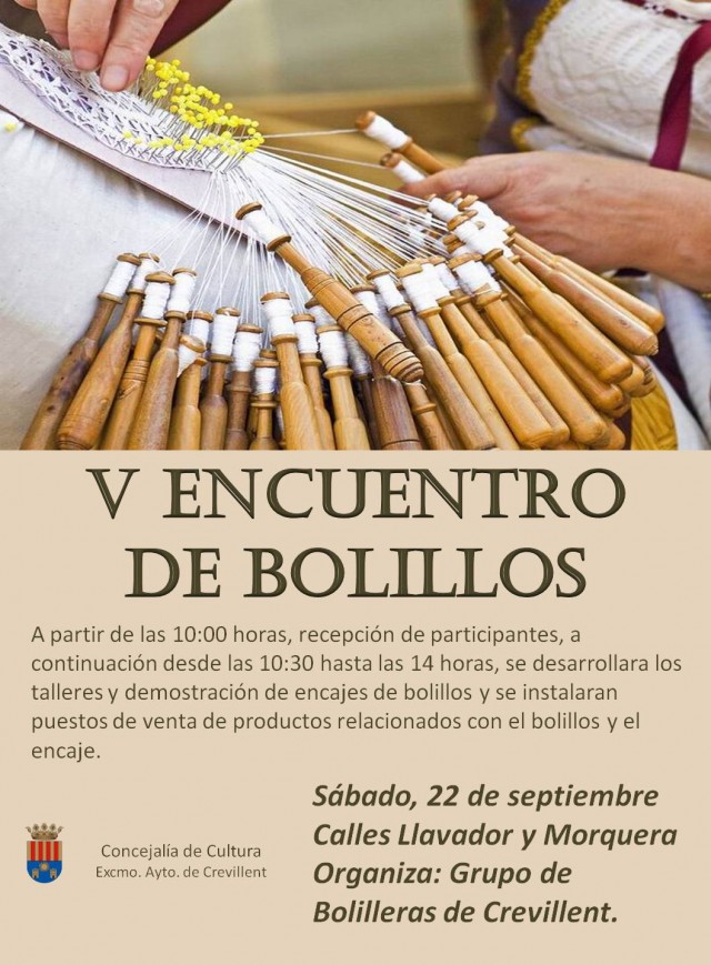 V ENCUENTRO DE BOLILLOS DE CREVILLENT.