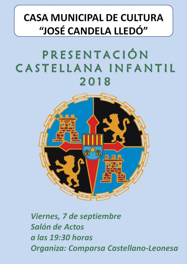 PRESENTACIÓN CASTELLANA INFANTIL 2018.