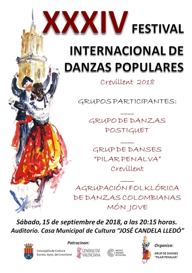 XXXIV FESTIVAL INTERNACIONAL DE DANZAS POPULARES.