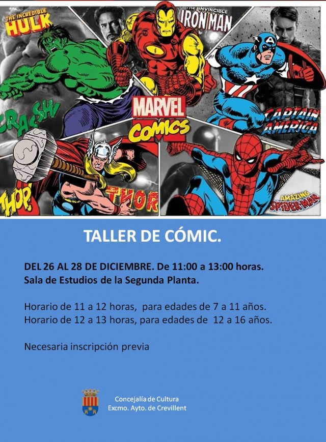 TALLER DE CÓMIC.