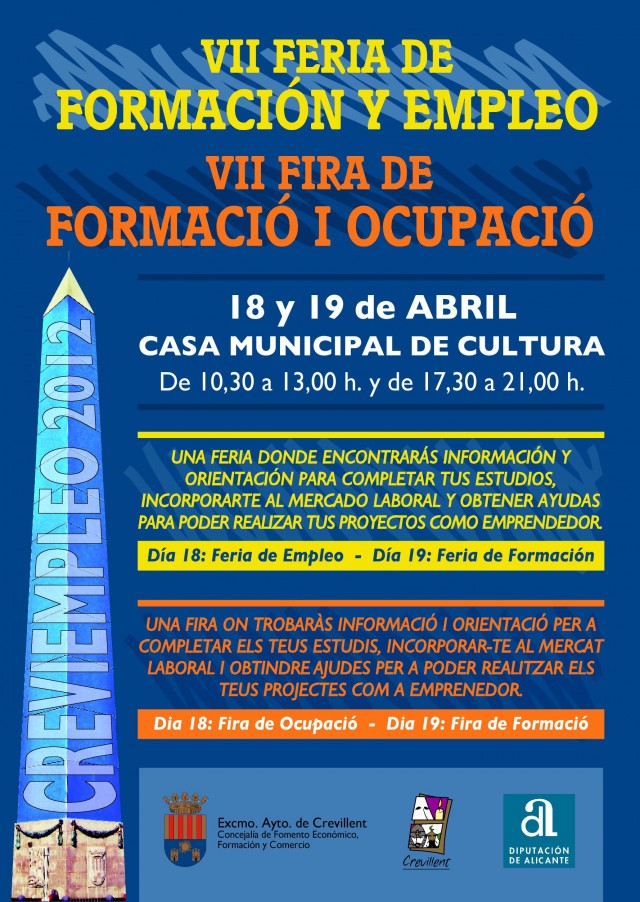 Crevillent acoge esta semana la Feria “Creviempleo 2012” en la Casa de Cultura