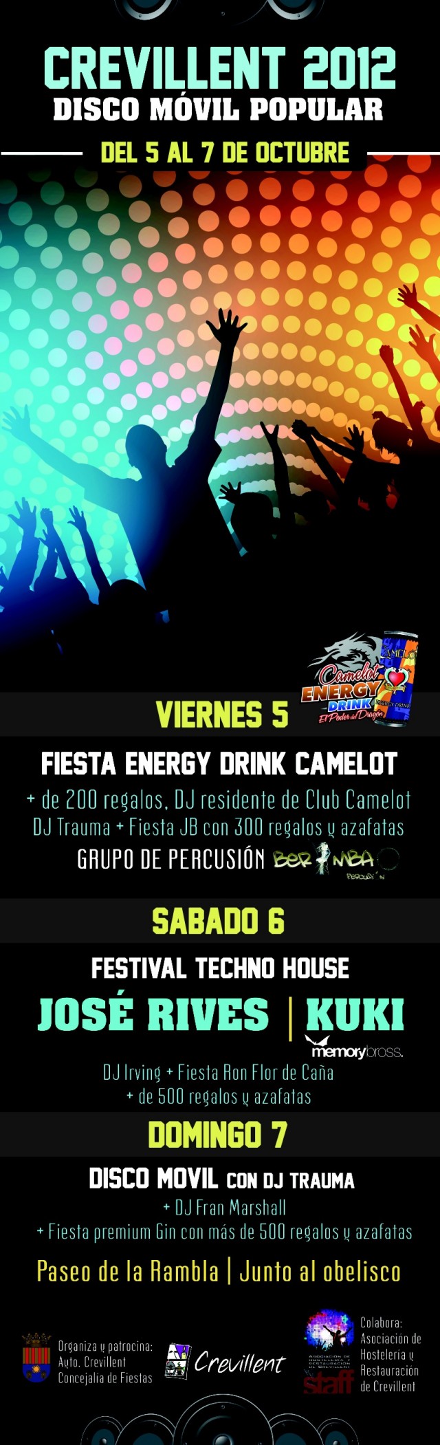 El Ayuntamiento junto a la Asociación de Hostelería y Restauración van a montar una disco móvil popular del 5 al 7 de octubre