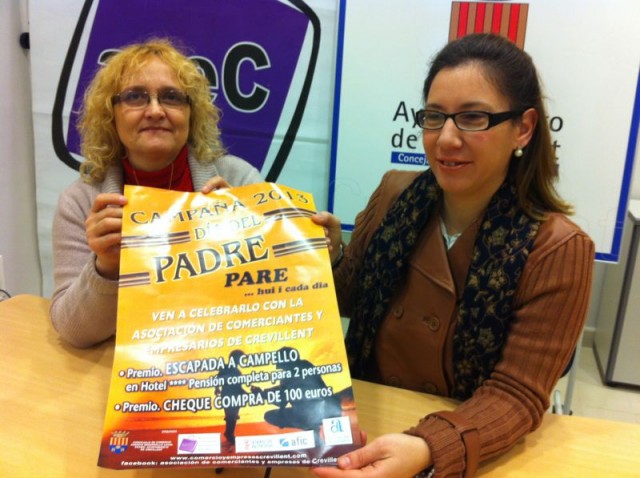 La concejalía de comercio y la Asociación de Comerciantes presentan la campaña del Padre