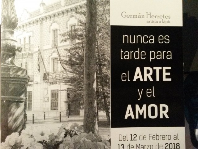Inauguración de la exposición “Nunca es tarde para el arte y el amor” De Germán Herretes en la Casa Municipal de Cultura