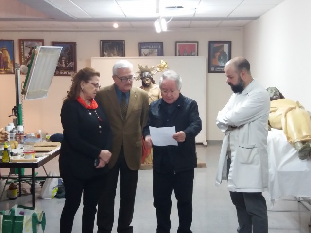 El Ayuntamiento de Crevillent y la Federación de Semana Santa celebran la culminación de los 3 años de trabajo sobre la restauración de 26 grupos escultóricos procesionales del municipio crevillentino