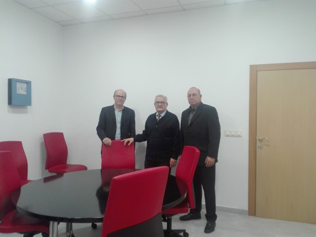 El Alcalde de Crevillent ha visitado esta mañana las nuevas instalaciones del Archivo Temporal Municipal