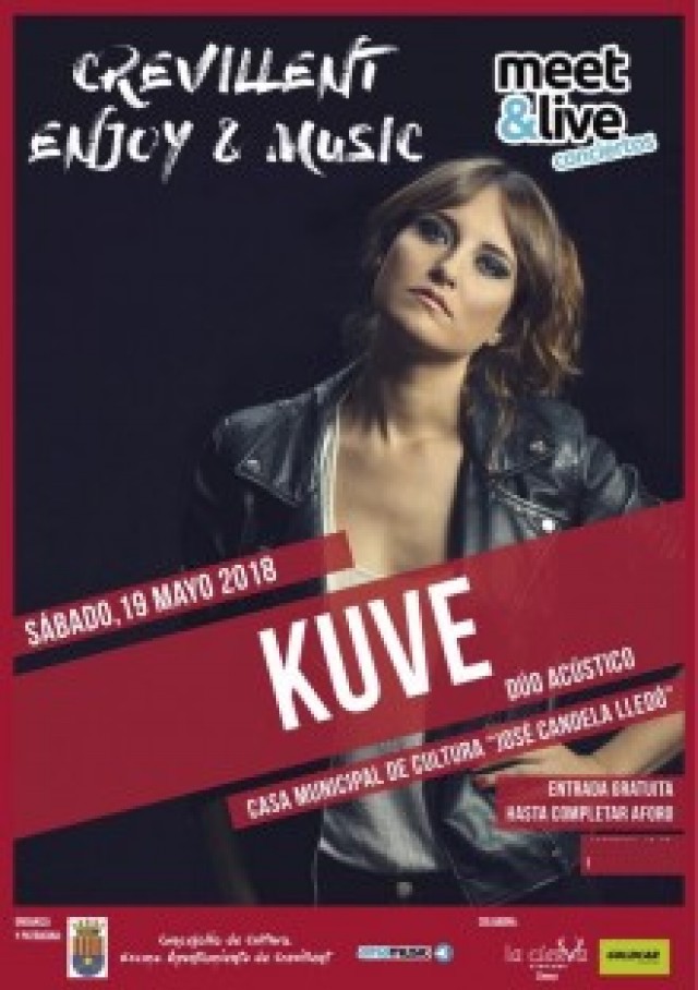 “Crevillent Enjoy&Music” presenta “KUVE en acústico” el próximo sábado 19 de mayo