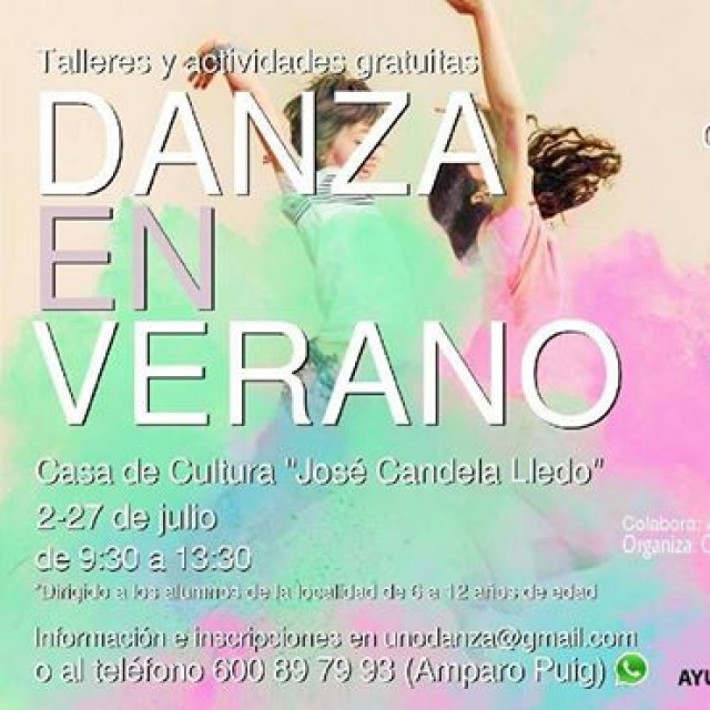 Comienza la escuela de danza de verano organizada por la Concejalía de Educación del Ayuntamiento de Crevillent
