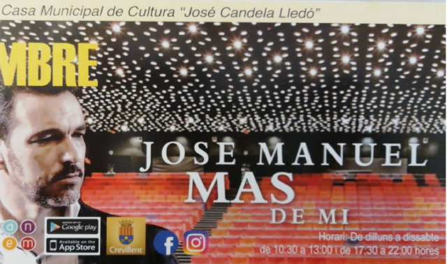 La Casa Municipal de Cultura “José Candela Lledó” presenta la programación de septiembre