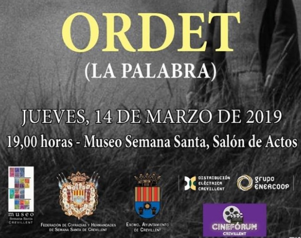 Cinefórum Crevillent celebra una nueva sesión de cine en el Museo de Semana Santa