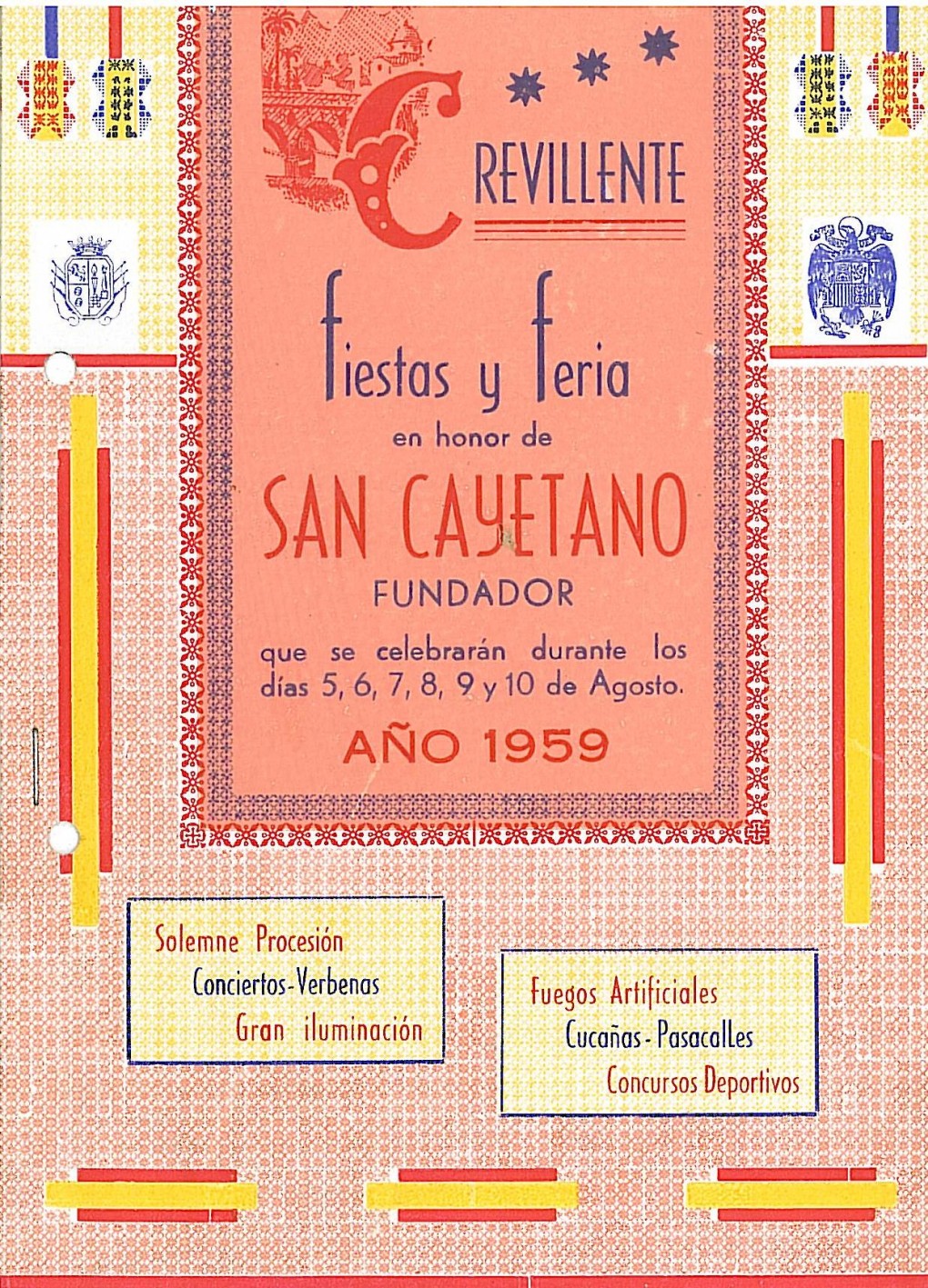 Hui 7 d'agost, Crevillent celebra la festivitat de Sant Gaietà i l'Arxiu Municipal se suma a aquesta efemèride donant a conéixer alguns dels documents que conserva del sant, proclamat pel Papa Clement X en 1671