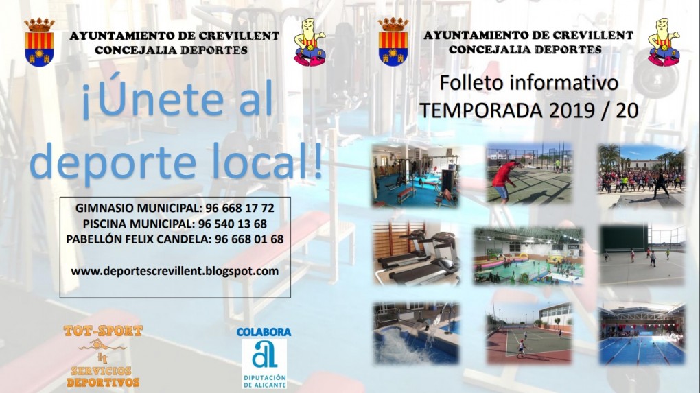 Inici del curs esportiu en el gimnàs i la piscina municipal