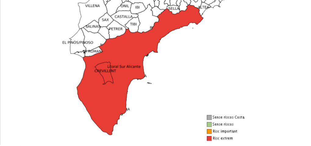 Comunicat de l'Ajuntament de Crevillent relatiu a la preemergÃ¨ncia d'Alerta Roja.
