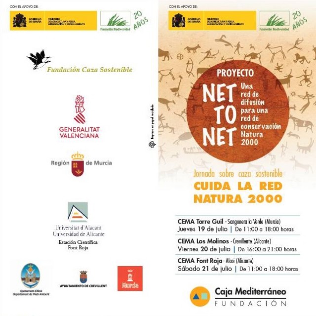 Proyecto "NET TO NET" una red de difusión para una red de conservación Natura 2000.