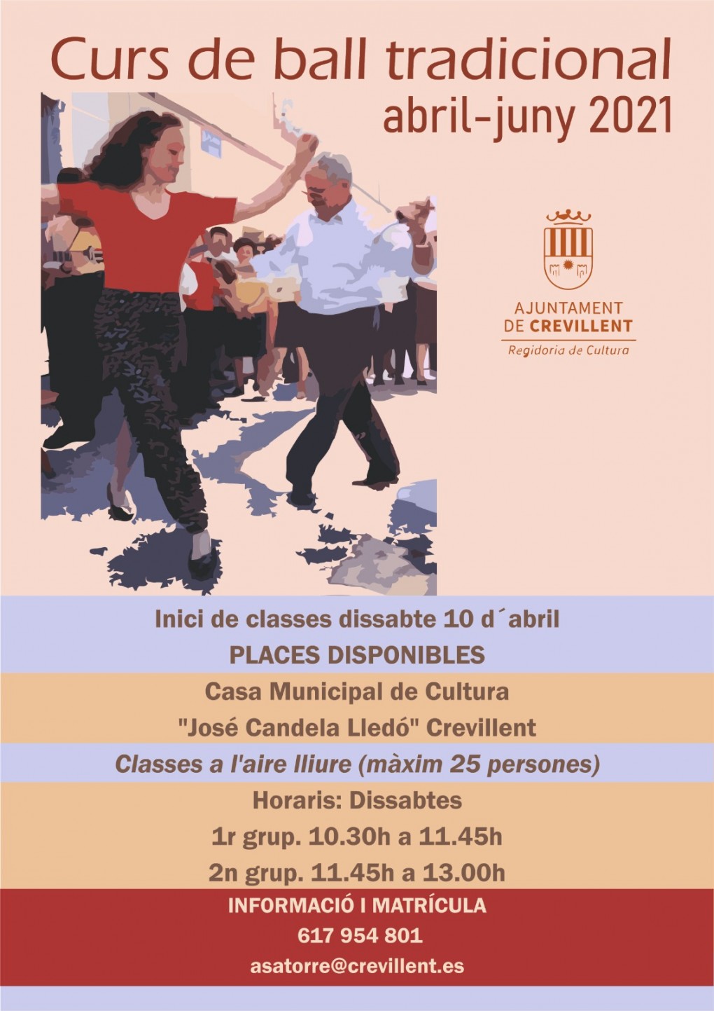 CURSO DE BAILE TRADICIONAL, A CARGO DE  MIQUEL-ÁNGEL  FLORES ABAT.