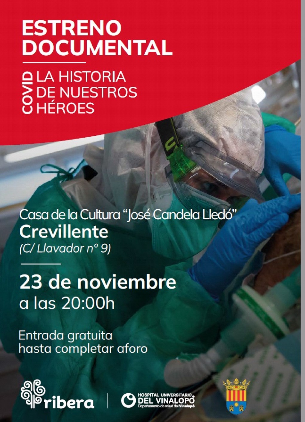 ESTRENA DEL DOCUMENTAL “COVID-19, LA HISTÒRIA DELS NOSTRES  HEROIS”