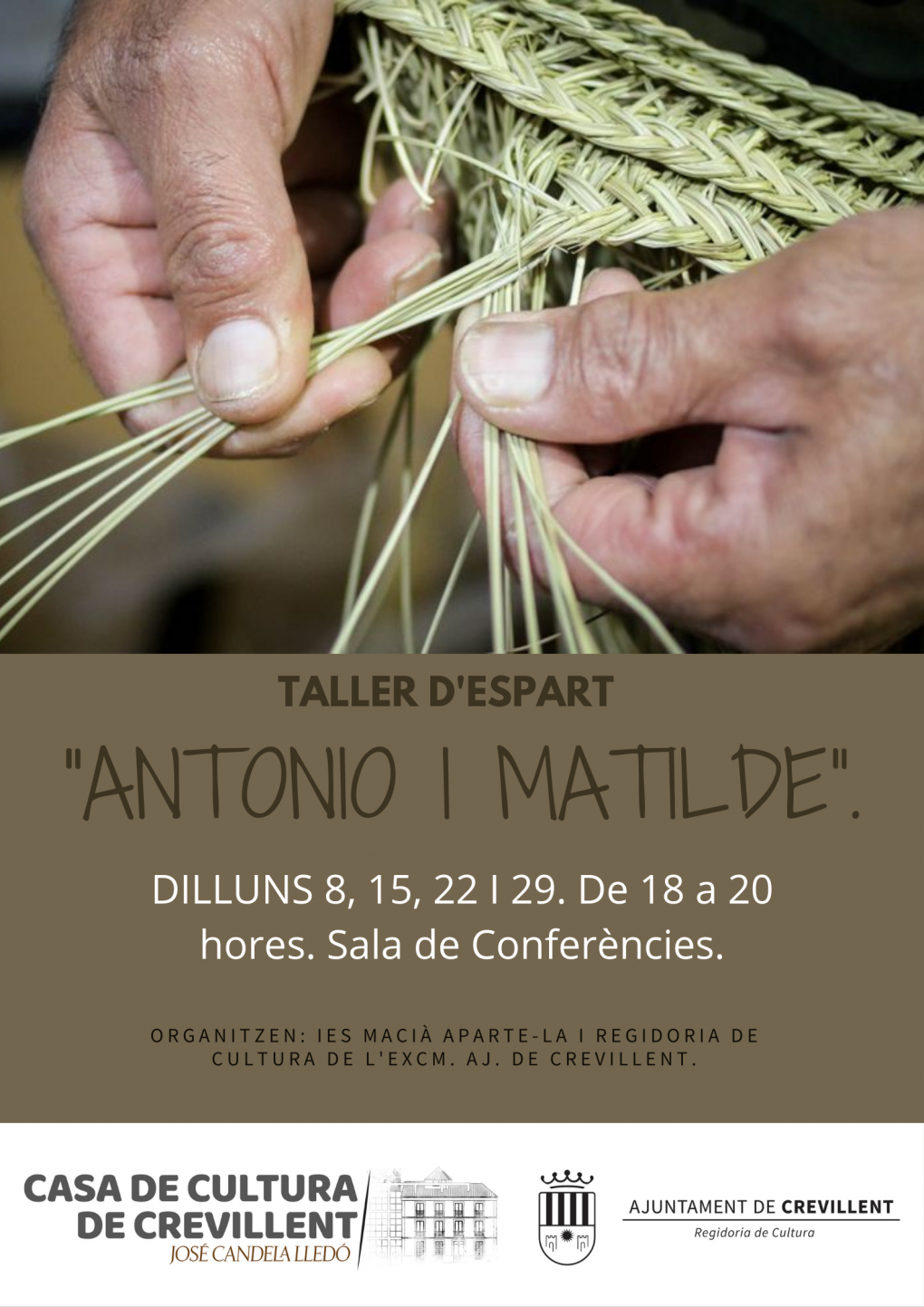 TALLER DE ESPARTO “ANTONIO Y MATILDE”.