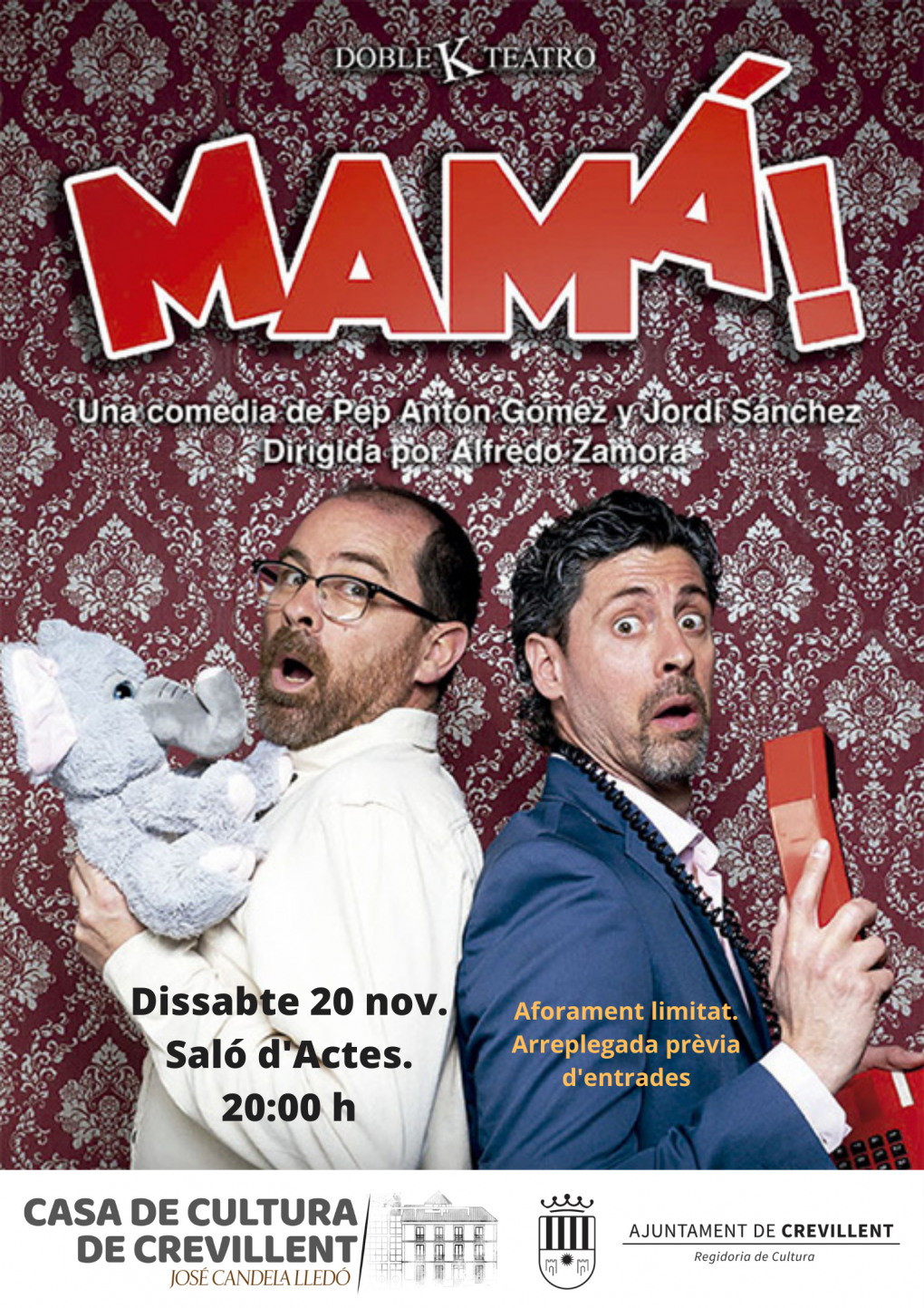 REPRESENTACIÓ TEATRAL MAMÀ!, A CÀRREC DE BULEBÚ TEATRE.