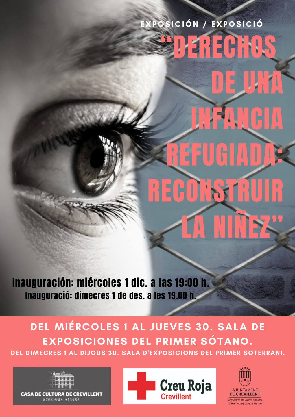 EXPOSICIÓN “DERECHOS DE UNA INFANCIA REFUGIADA: RECONSTRUIR LA NIÑEZ”, CON MOTIVO DE LA SEMANA DE LA INTERCULTURALIDAD.