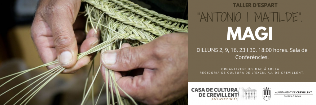 TALLER DE ESPARTO “ANTONIO Y MATILDE”.