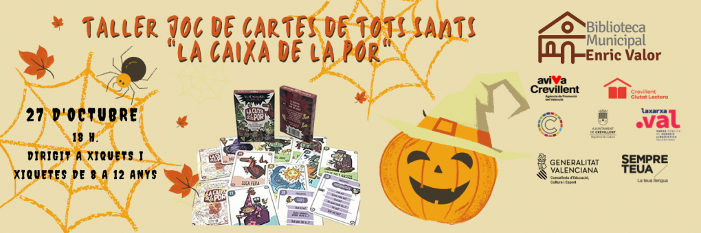 TALLER JOC DE CARTES DE TOTS SANTS "LA CAIXA DE LA POR"