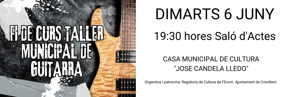 FI DE CURS “TALLER MUNICIPAL DE GUITARRA”