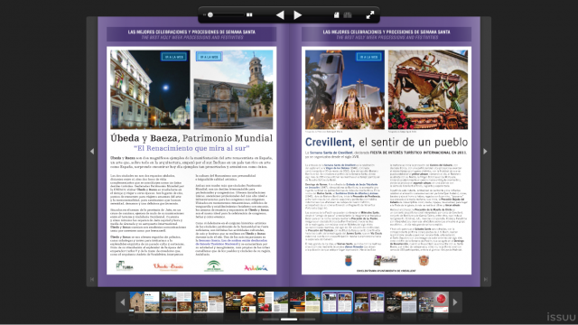 Turismo patrocina un reportaje de la Semana Santa Crevillentina en la revista ‘Aladierno’ de Air Nostrum