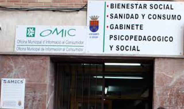 La Oficina Municipal de Información al Consumidor (OMIC)  recibe una subvención de  la Generalitat Valenciana de unos 3.000 euros