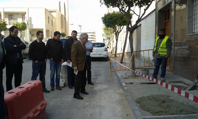 Comienzas las obras de  reurbanización del Barrio Sur que cofinancian el Ayuntamiento y  la Diputación Provincial de Alicante