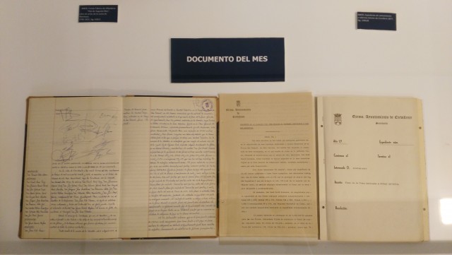 El expediente de adquisición de la finca “El Huerto” es el documento del mes de marzo del Archivo Municipal