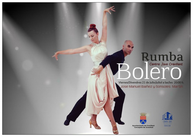 El Centre Jove presenta hoy una exhibición de Rumba Bolero con José Manuel Ibáñez y Sonsoles Martín
