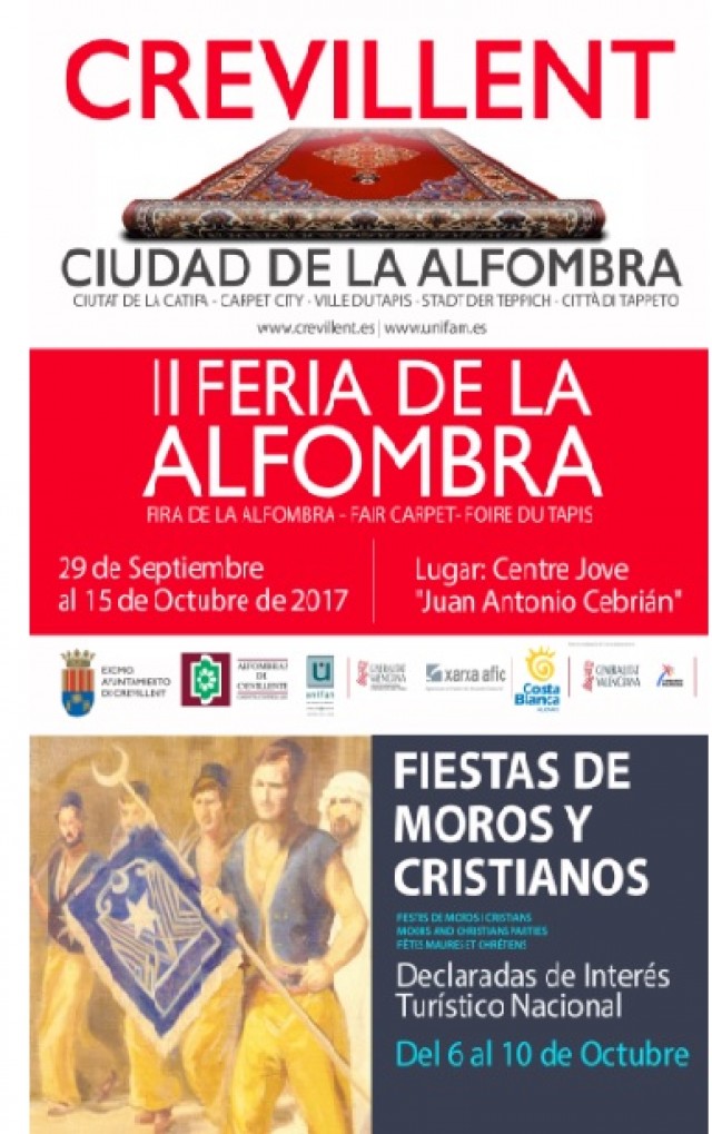 El Ayuntamiento inicia una campaña de promoción de las Fiestas Patronales y de Moros y Cristianos y de la Feria de Alfombra