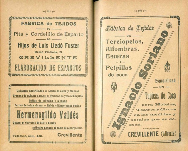 La Guía Comercial e Industrial de  Alicante y su provincia correspondiente al año 1918 es el documento destacado en abril de 2018 por el Archivo Municipal “Clara Campoamor”
