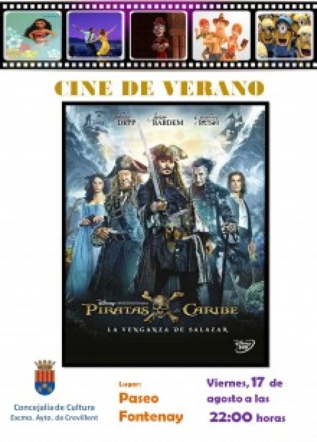 “Piratas del Caribe. La venganza de Salazar”, es la película elegida esta semana para “El Cine de Verano”