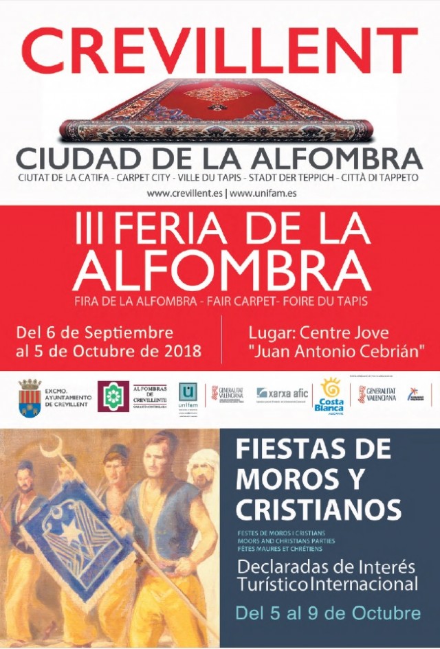 La tercera feria de la alfombra se inaugura mañana en el Centre Jove “Juan Antonio Cebrián”