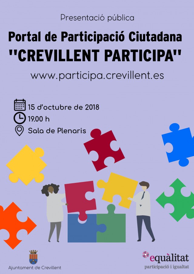 Crevillent presenta su portal de participación ciudadana “Crevillent participa”