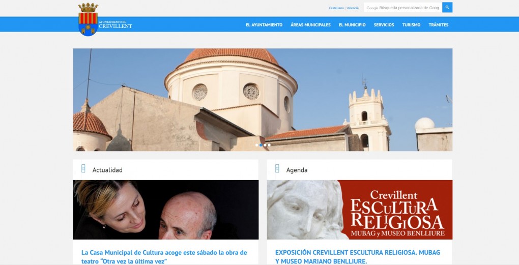 El Ayuntamiento rediseña y remaqueta su web municipal para presentar una imagen más actual