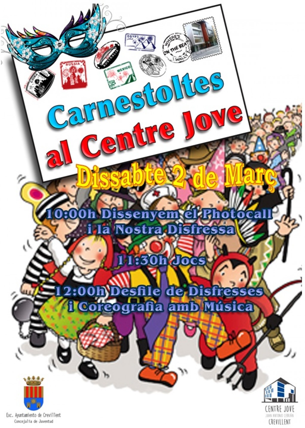 Juventud ofrece actividades especiales de Carnaval en el Centre Jove
