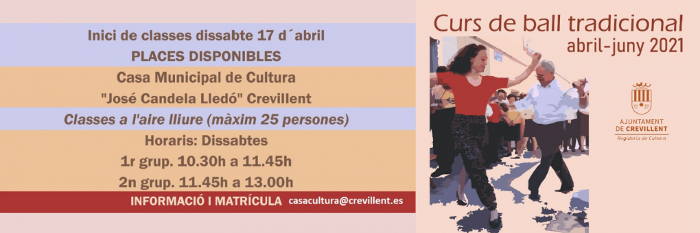 Obertes les inscripcions per al Curs de Ball Tradicional