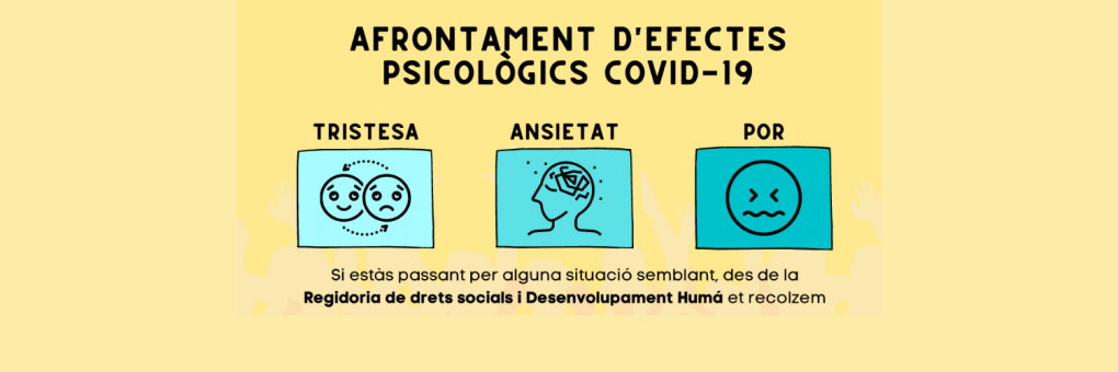 L'Ajuntament posa en marxa un programa d'atenció psicològica enfront dels efectes post Covid-19