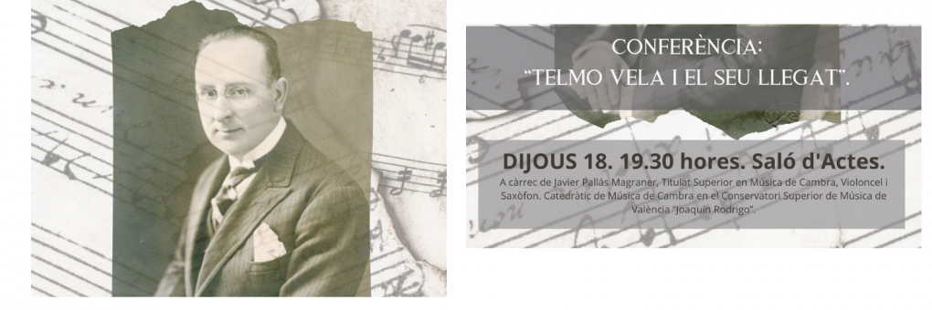 Continua el cicle de conferències “Telmo Vela Lafuente, el context i l'ensenyament musical” a Crevillent