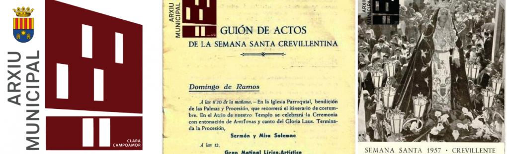 L'Arxiu Municipal dedica el document del mes d'abril a la Setmana Santa i el primer Congrés Internacional de Crevillentins Absents