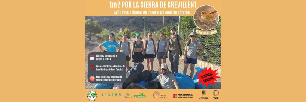 Crevillent celebra l'activitat “1m2 pel camp, els boscos i les muntanyes”