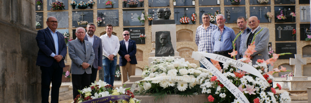 Crevillent i València reten homenatge a Mariano Benlliure en el 75 aniversari de la seua defunció