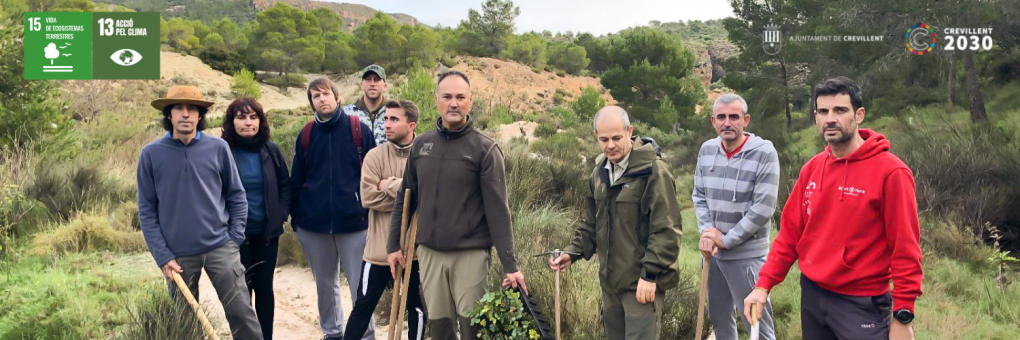 S’han plantat 120 plantes per a commemorar el pròxim “Dia de l’Arbre 2023”