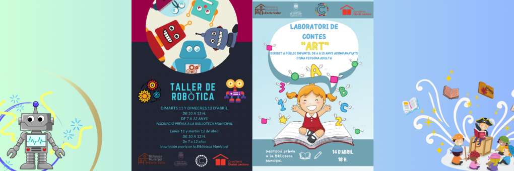 La Biblioteca Municipal programa una sèrie d'activitats infantils durant les vacances de Pasqua