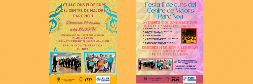 El Centre de Majors Parc Nou celebra la seua festa fi de curs amb multitud d’activitats