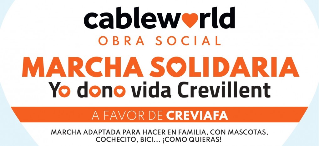 Deportes anuncia la Marcha Solidaria “Yo dono vida Crevillent” de la Obra Social Cableworld